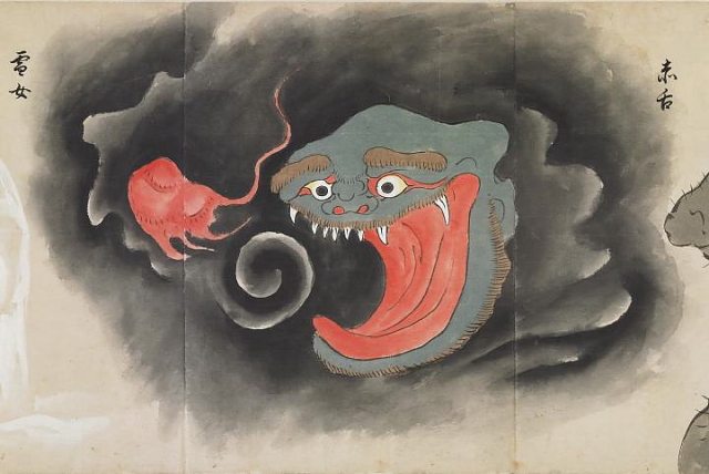 Bakemono Zukushi monster scroll -- 