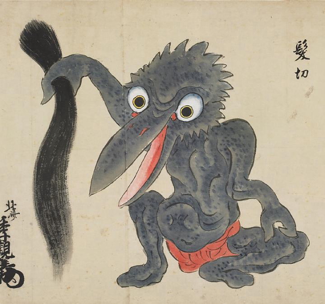 Bakemono Zukushi monster scroll -- 