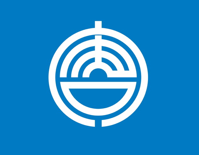 Kanji town symbol, Japan -- 