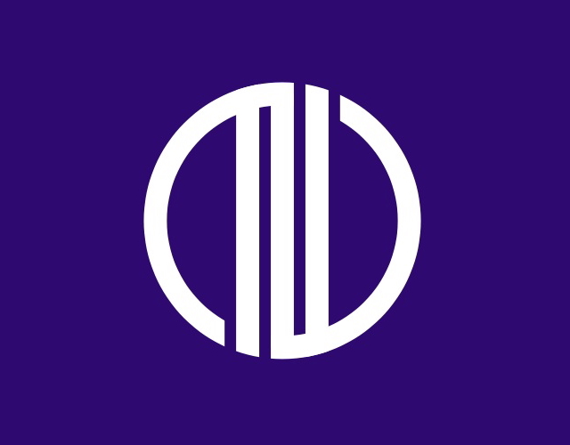 Kanji town emblem, Japan -- 