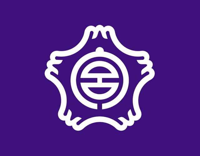 Kanji municipal flag, Japan -- 