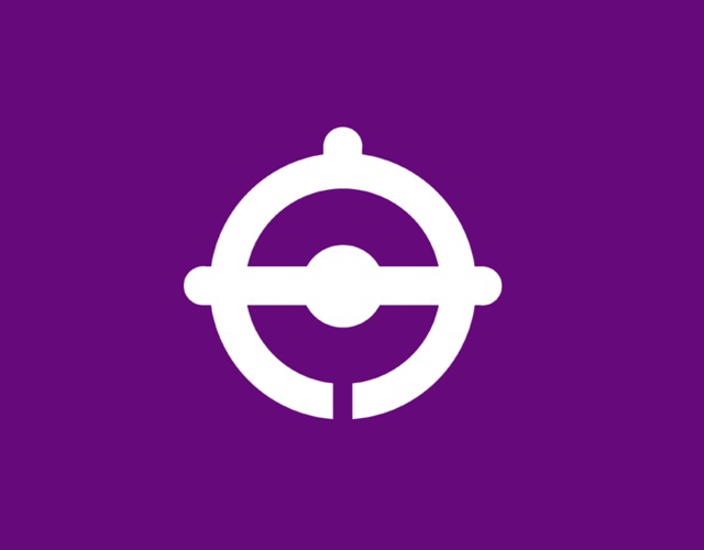 Kanji municipal icon, Japan -- 