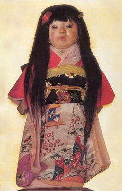 Okiku doll -- 