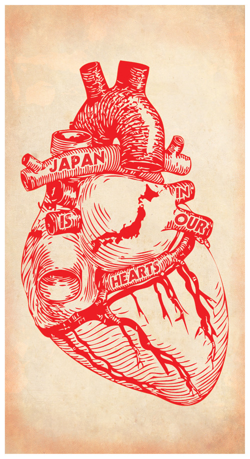 Japan Earthquake Relief Print -- 