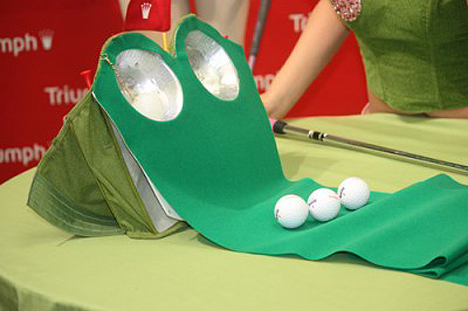 Practice Your Golf Game On A Bra That Doubles As A Putting Green